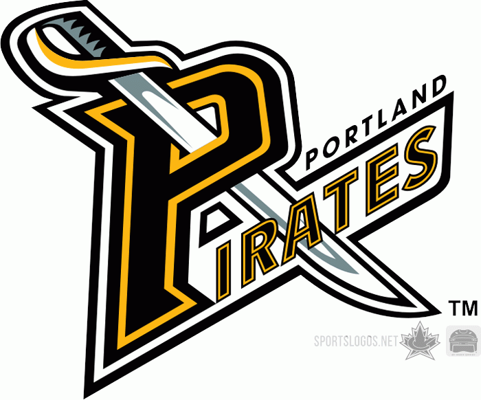 Portland Pirates 2009 10 Alternate Logo iron on transfers for T-shirts